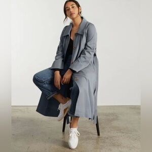 Everlane Gathered Drape Trench Coat